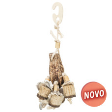 Brinquedo Natural em Mogno/Conchas do Mar